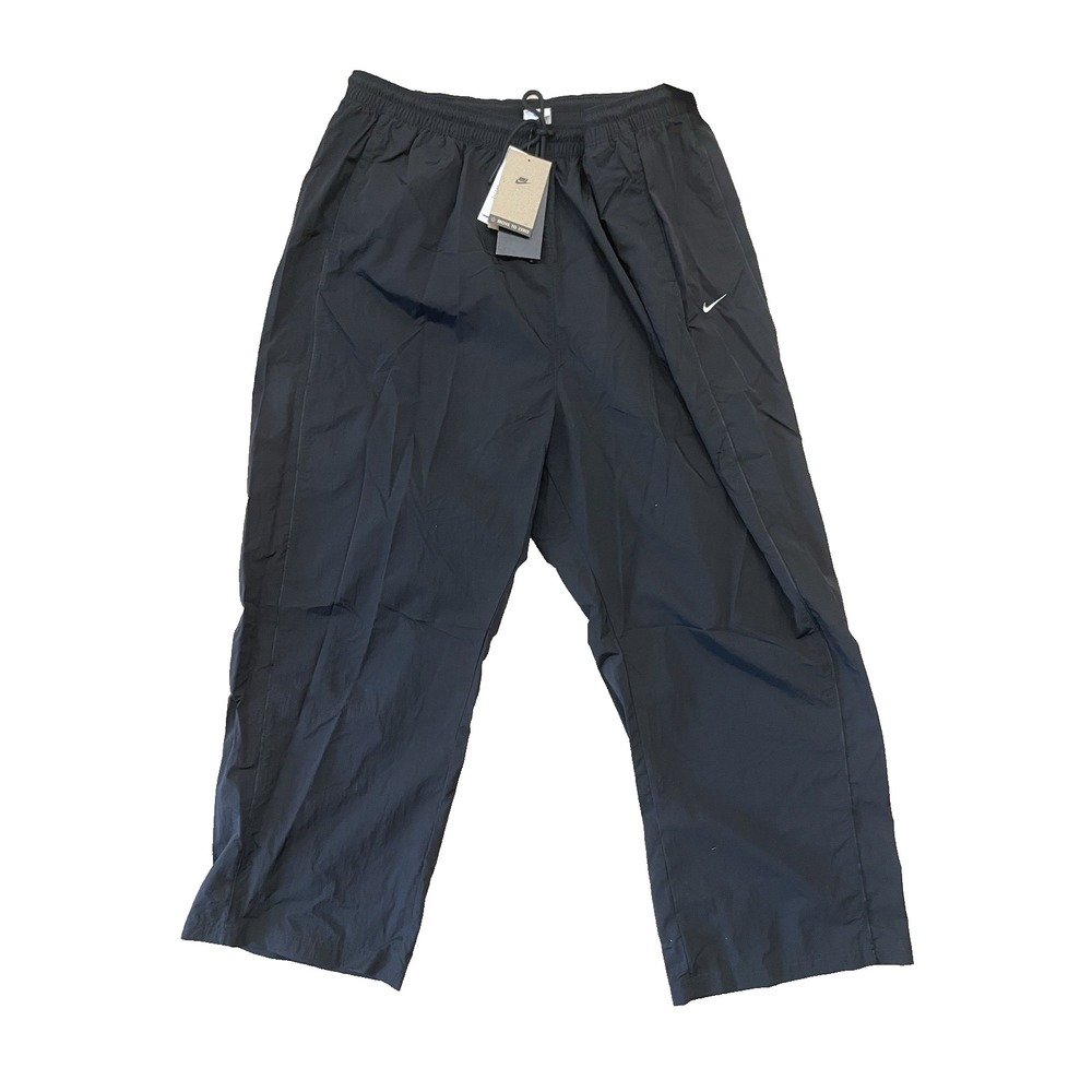 NWT‎ Nike Windrunner Pants Women's 2X Black High Rise Full Length Nylon $90 New